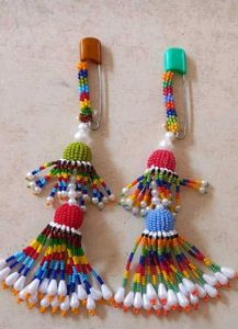Moti Work Saree Pin
