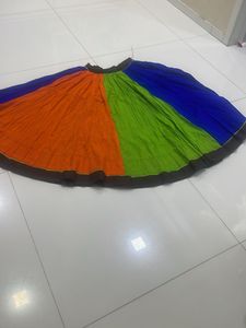 Elegant Blue Ethnic Skirt