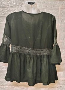 🎁Buy 1, Get 1 Free🎁Size M/ L Olive Green Top