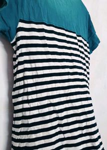 Striped Short Sleeve Top