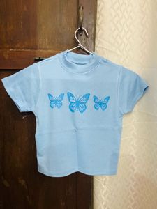 Blue Butterfly Tee
