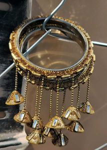 Golden 2 Bangles Set