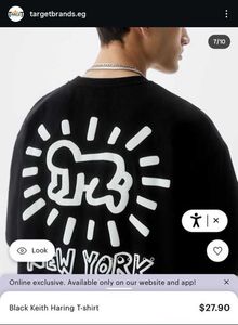 KEITH HARRY EDITION UNISEX OVERSIZE TEE 👀🔥🔥