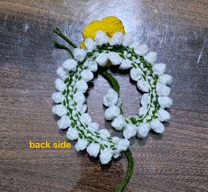 Handmade Crochet Jasmine &amp; Rose Gajra