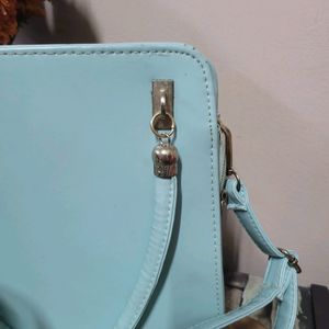 Blue Wide Bag