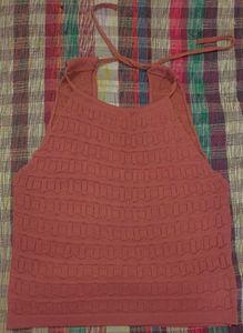 Knitted Halter Top