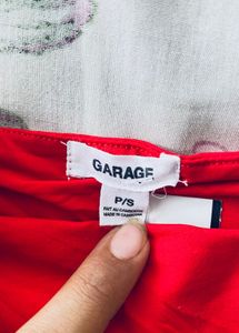 Red Cropped Tank Top