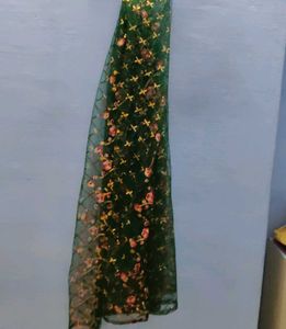 Gorgeous Green Embroidered Lehenga Set