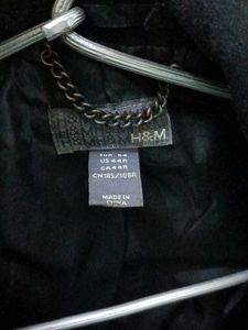H&amp;M Import Uni Coat🧥 Half Trenchcoat Premium Wool