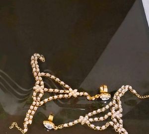 New Kundan Hand Harness Bracelet (Hathphool)