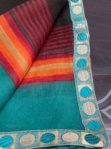 Striped Border Saree