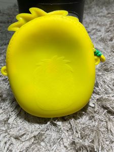 Strawberry And Pineapple Silicon Bag (Pack Of 3)
