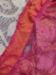 Dual Tone Orang &amp;Pink Colour Saree 🌸✨🤍