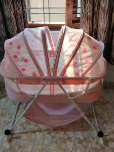 Bassinet Cum Rocker With Storage Basket