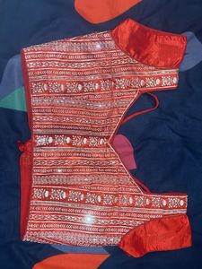 Party wear Red Sequins Blouse