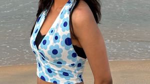 Floral Halter Neck Top