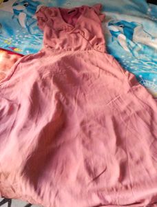Peach One Piece Gown Style