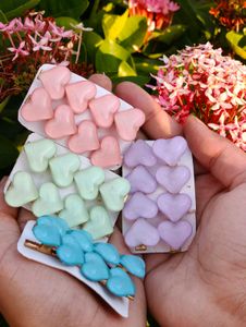 Heart Hair Clips (any one @99)
