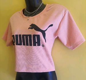 PUMA printed Crop Top
