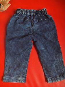 Cute Girl Denim Capri Pants
