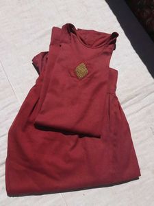 Red Suit with Accent
