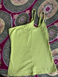Neon One Shoulder Top