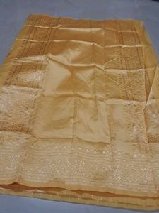 Elegant Yellow Banarasi Saree
