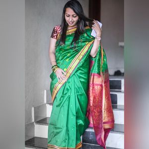 Green Silk Saree