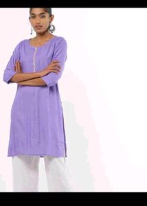 LAVENDER KURTI- AAVASA