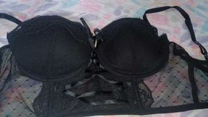 Black Lace Bustier