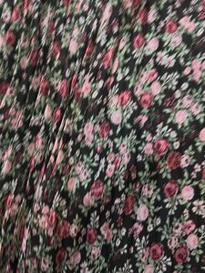 H&amp;M Floral Chiffon Skirt