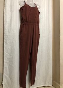 Revamped Brown Sleeveless Jumpsuit