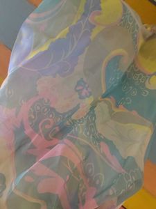 Pastel Floral Print Fabric