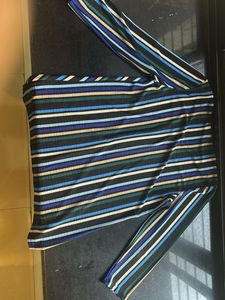 Stretchable Multi Colour Strip Top