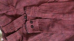 Rarely Used Mens Maroon Shirt