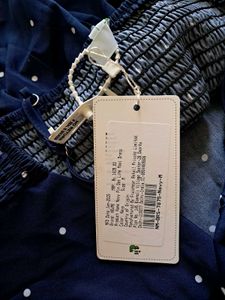 Navy Blue Polka Dot Dress