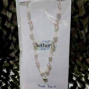 Pinterest White Beaded Necklace For Women