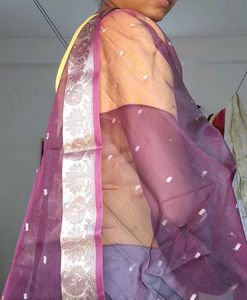Teal Dupatta with Silver Detail
