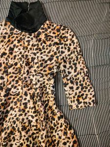 Leopard Print Mini Dress