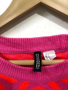 Patterned Knit Sweater
