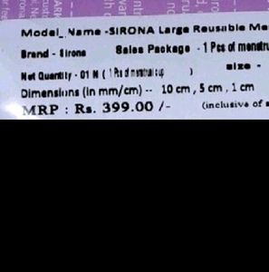 Sirona Mensutral Cup