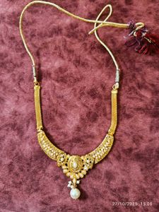 Elegant Gold-Plated Necklace
