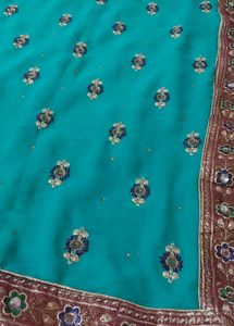 Beautiful Happy Work Saree
