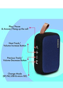Zebronics Zeb-Delight Portable Wireless Bluetooth