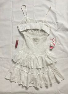 Ruffle Backless Dress