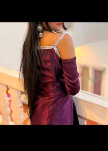 Elegant Maroon Kurta Set