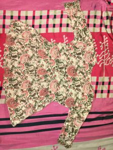 Floral Print Peplum Top