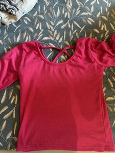 Pink Crop Top