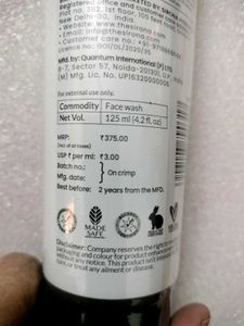 Exfoliating Face Wash.
