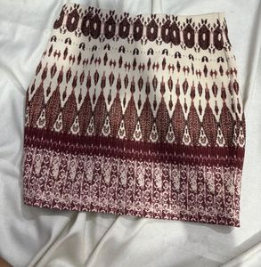 Printed Mini Skirt 🥰